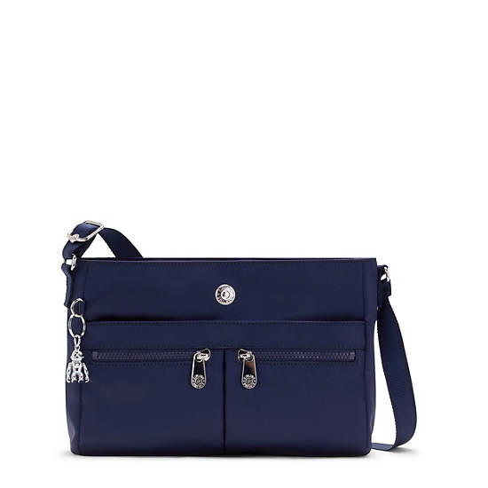 Kipling New Angie Crossbody Bag Handbag Blauw | België 1929LI